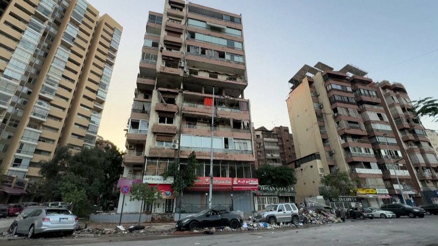 Israel bombardea un edificio residencial en Beirut y mata a tres miembros del Frente Popular de Palestina