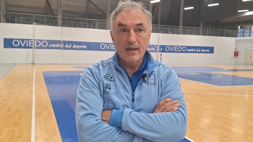 Manolo Díaz, entrenador del Lobas Global Atac Oviedo