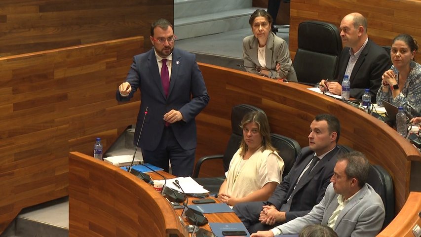 Barbón defiende ante el PP y Vox su firmeza en la defensa de los intereses de Asturias