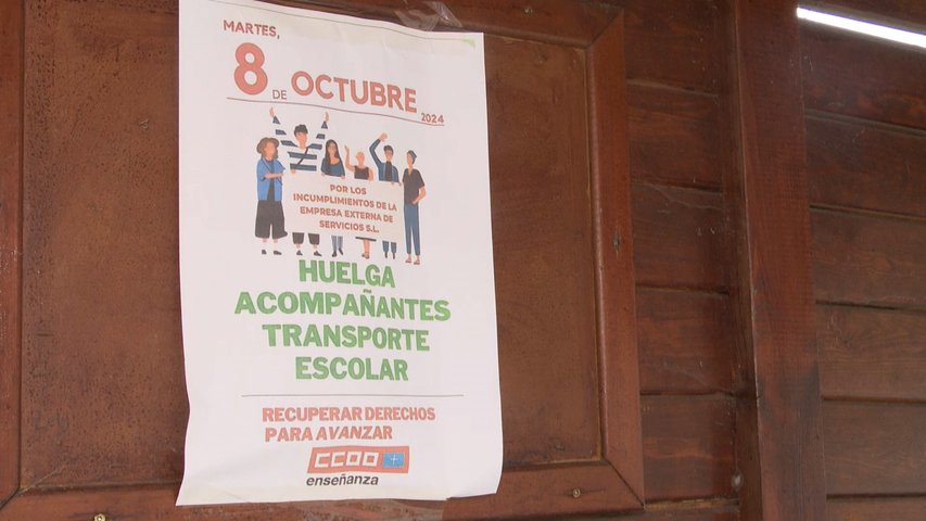 La asamblea de trabajadores ratifica la huelga en el acompañamiento del transporte escolar