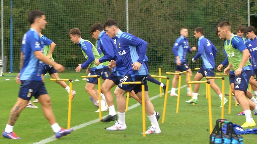 Entrenamiento del Real Oviedo