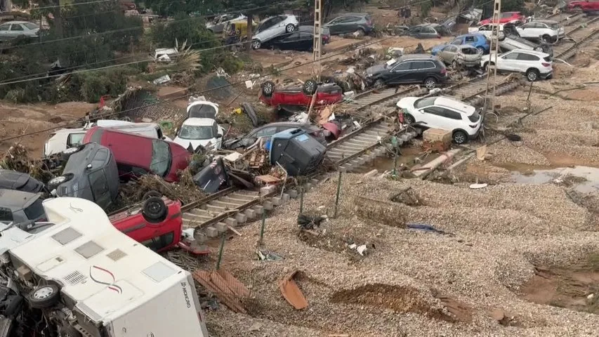 La circulación ferroviaria hacia Valencia no se reanudará al menos hasta dentro de 15 días